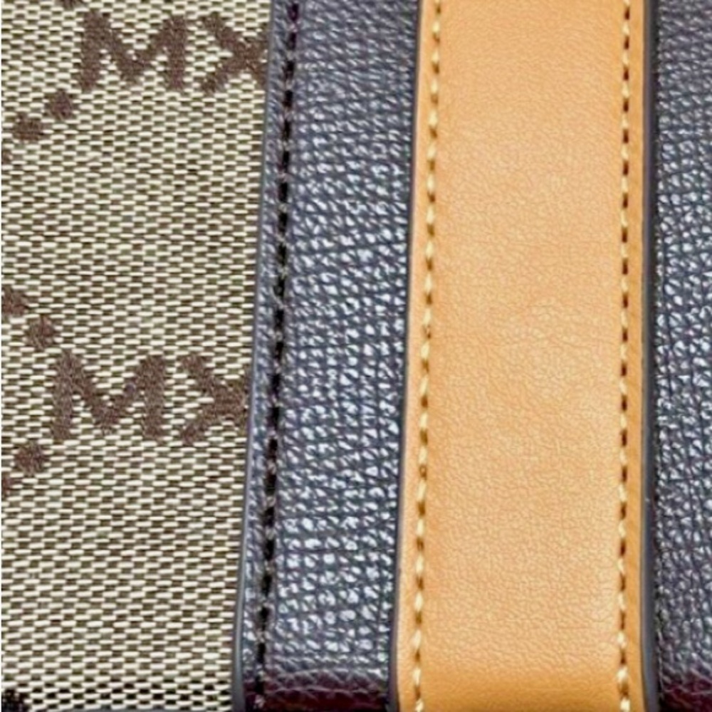 Max Studio Signature Woven Jacquard Collection Double Handled Tote - Picture 3 of 8